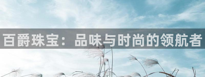 新宝娱乐5：百爵珠宝：品味与时尚的领航者