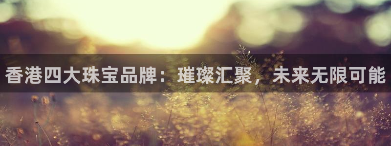 新宝5平台登录：香港四大珠宝品牌：璀璨汇聚，未来无限可能