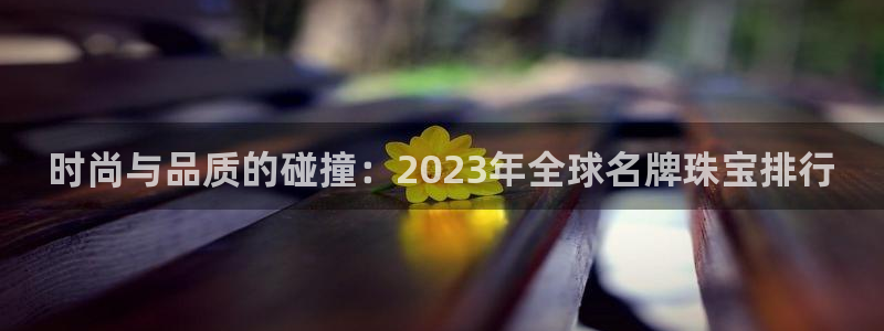 新宝rc_5w：时尚与品质的碰撞：2023年全球名牌珠宝排行