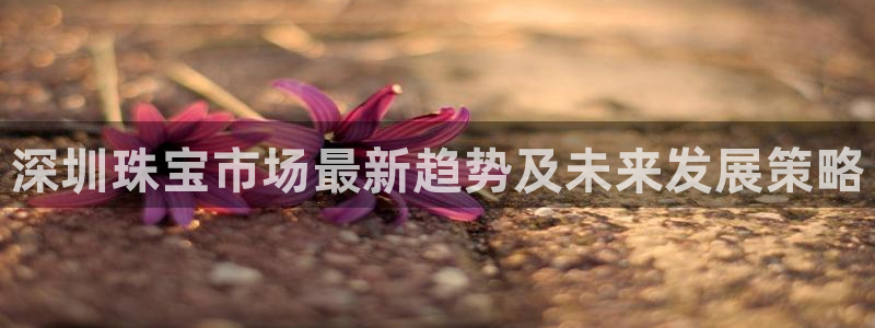 新宝5d：深圳珠宝市场最新趋势及未来发展策略