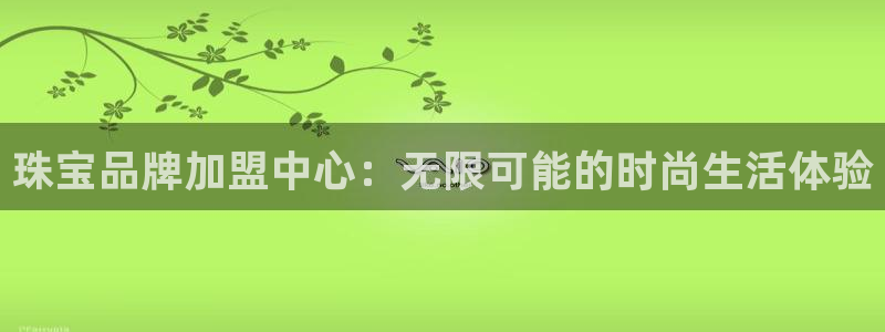 新宝5唯一：珠宝品牌加盟中心：无限可能的时尚生活体验